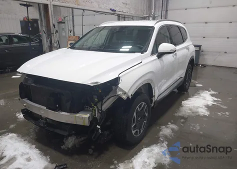 2022 Hyundai Santa Fe Hybrid Blue from USA, damaged, VIN KM8S2DA13NU057242